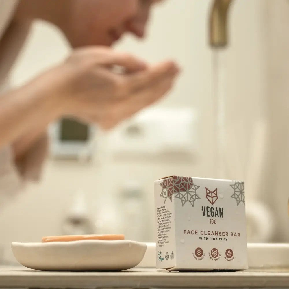 Sejas tīrīšanas batoniņš ar rozā mālu, 50g