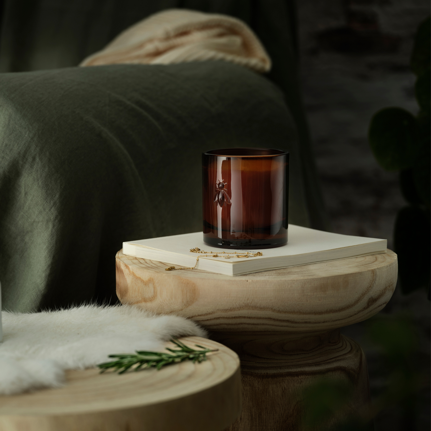 Apelsīnu ziedu bišu svece