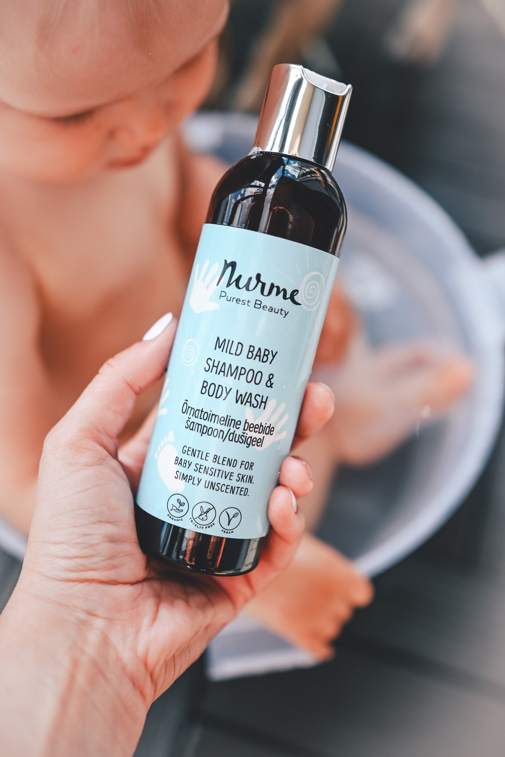 Maigs šampūns un ķermeņa mazgāšanas līdzeklis, 200ml