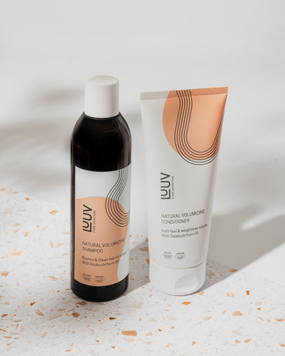 Dabīgais smiltsērkšķu šampūnu un kondicionieru komplekts